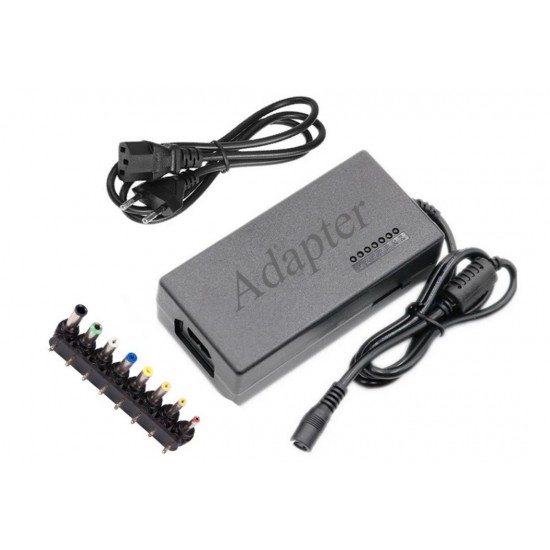 Universal Τροφοδοτικό Φορτιστής Laptop 96W με Ρυθμιζόμενη Τάση 12-24V και 8 Αντάπτορες - 4-06261